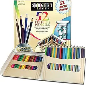 Sargent Art Set of 52 Colored Pencils: The Ultimate Tool for Colorful Creations